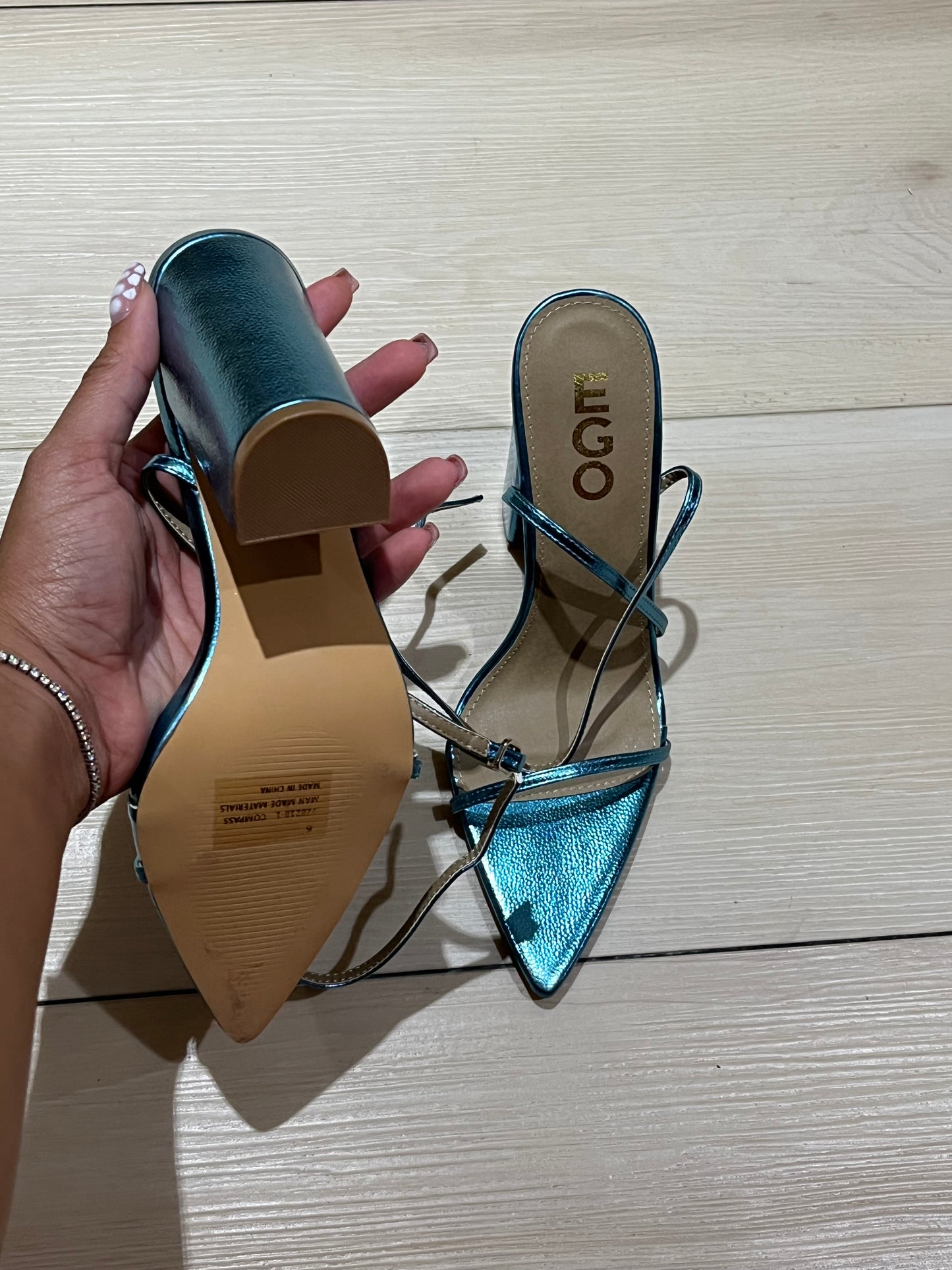 Blue heels