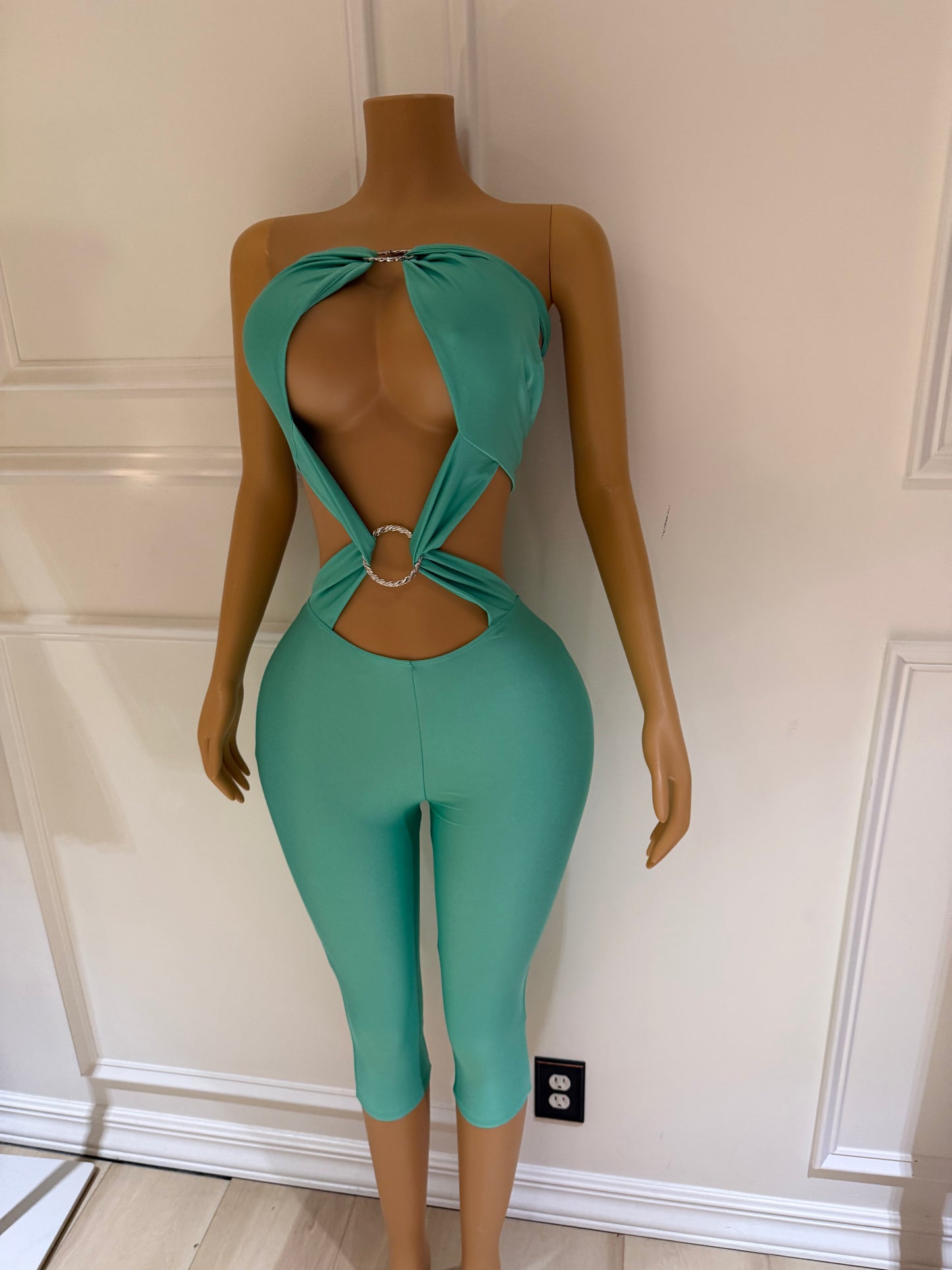 Teal Jumpsuit