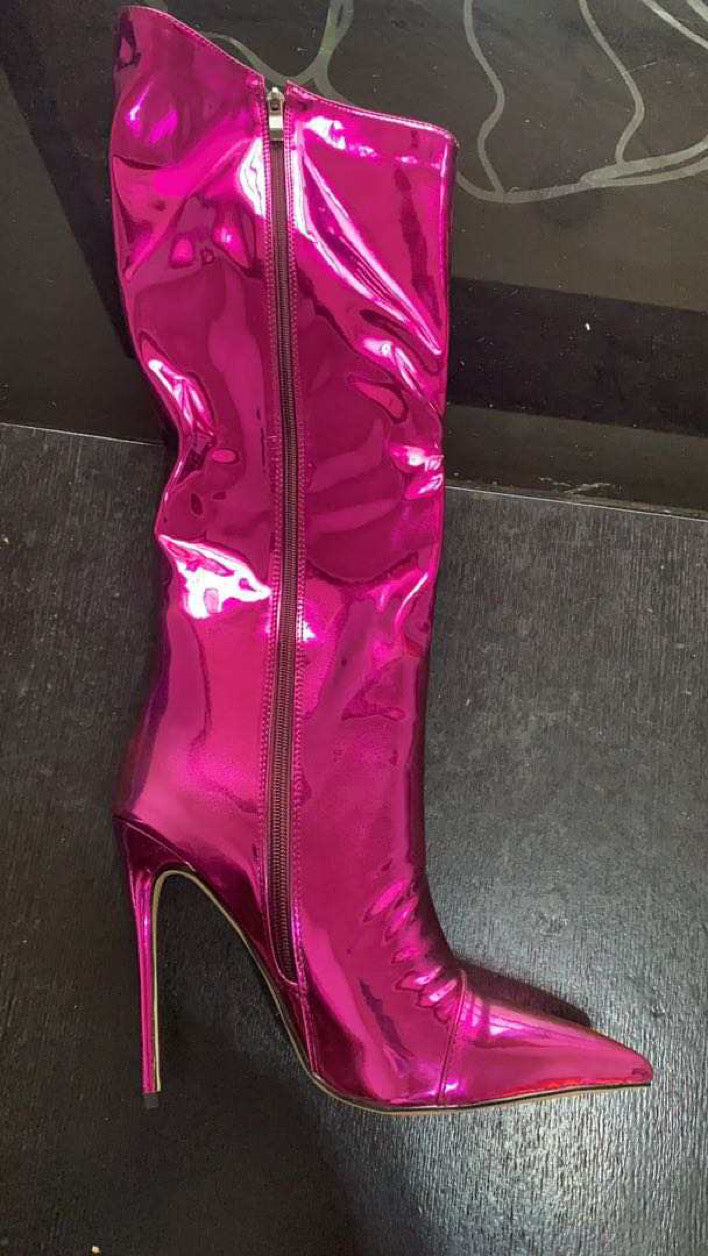 Metallic Boots