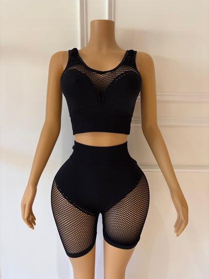 Black Mesh Set