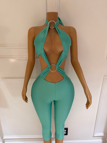 Teal Jumpsuit