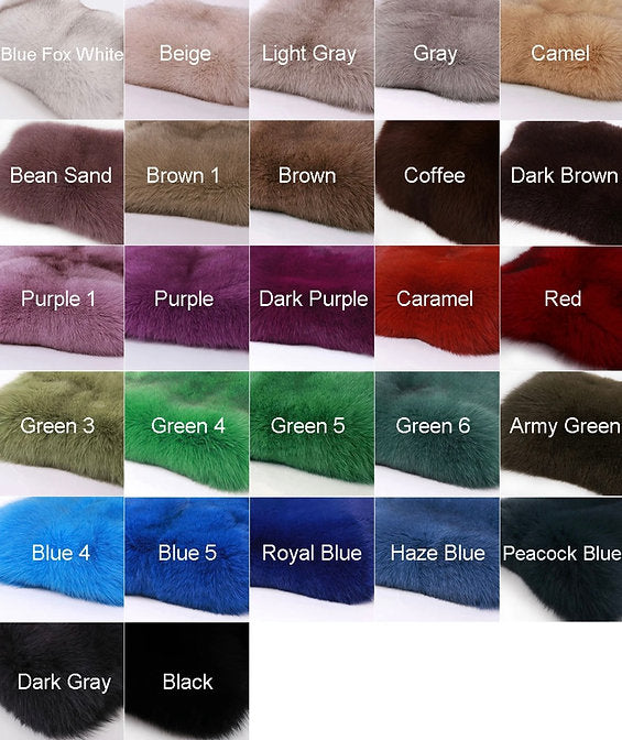 Sliver Hooded Fox Fur