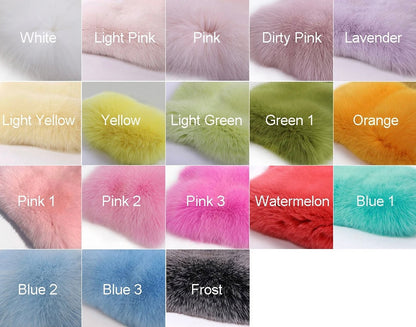 Sliver Hooded Fox Fur