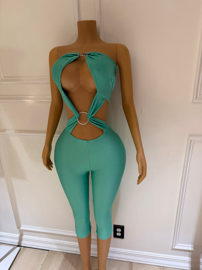 Teal Jumpsuit