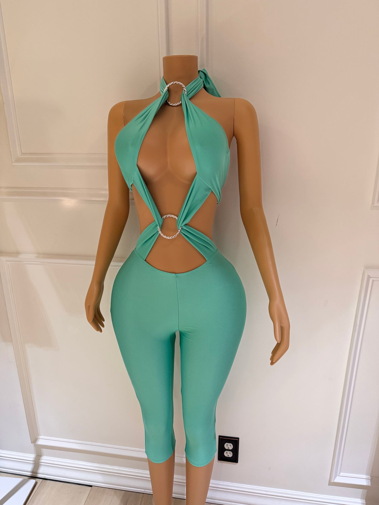 Teal Jumpsuit