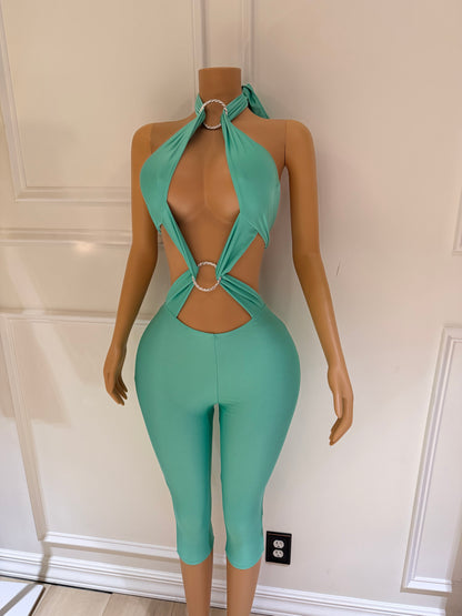 Teal Jumpsuit
