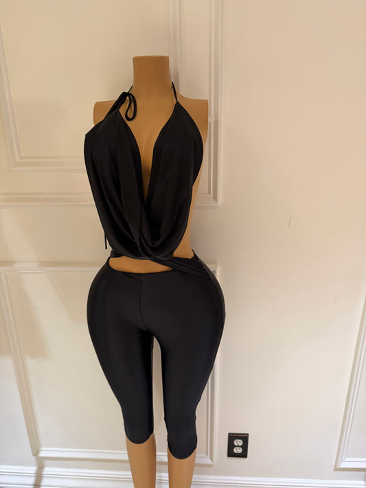 Black jumpsuit
