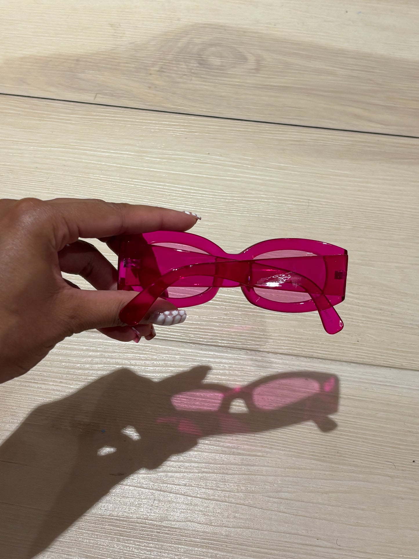 Pink Square sunglasses