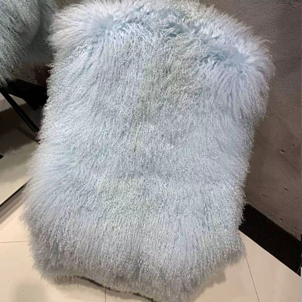 Long Mongolian Fur Coat