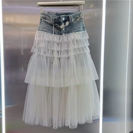 White skirt