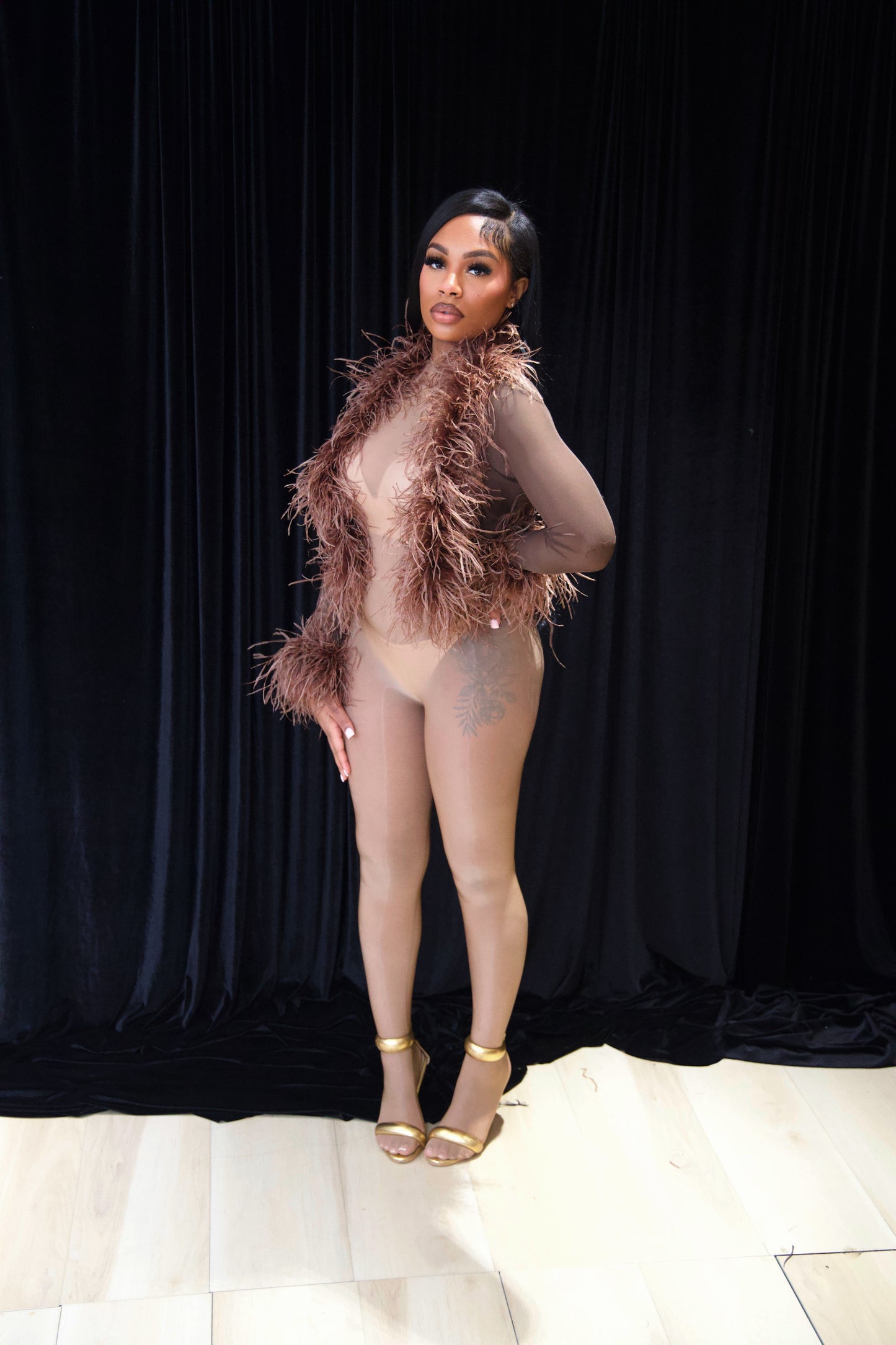 Feather Top Brown