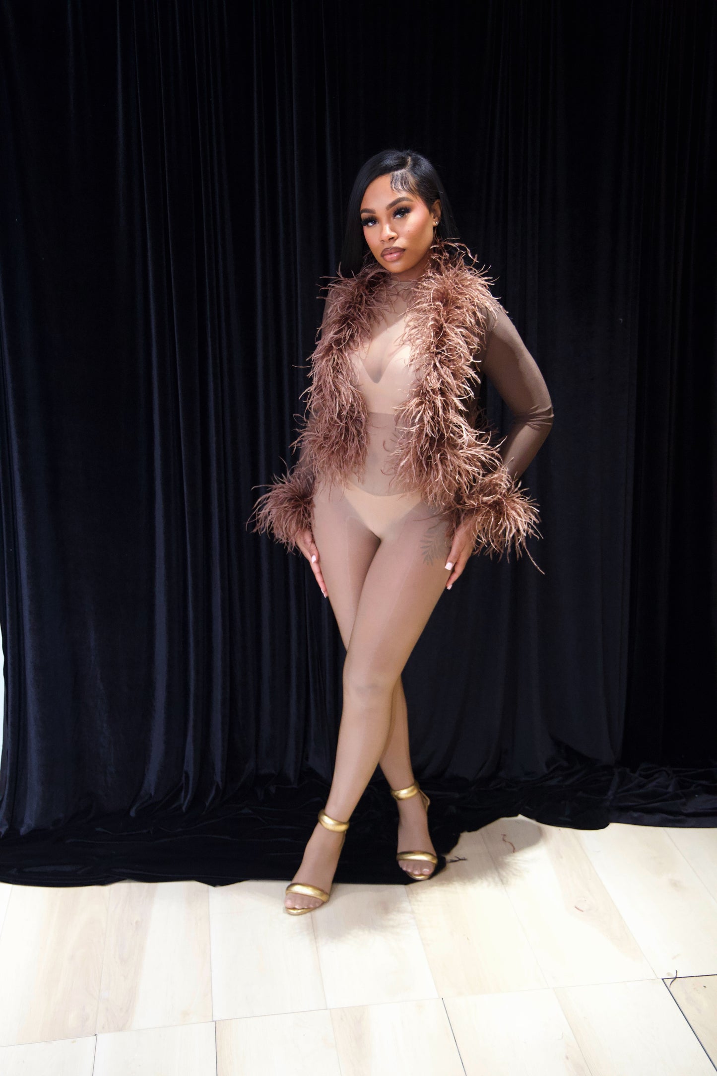 Nude Jumpsuit