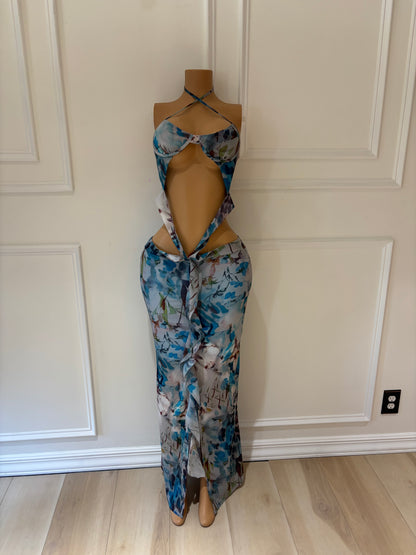 Blue Island Dress