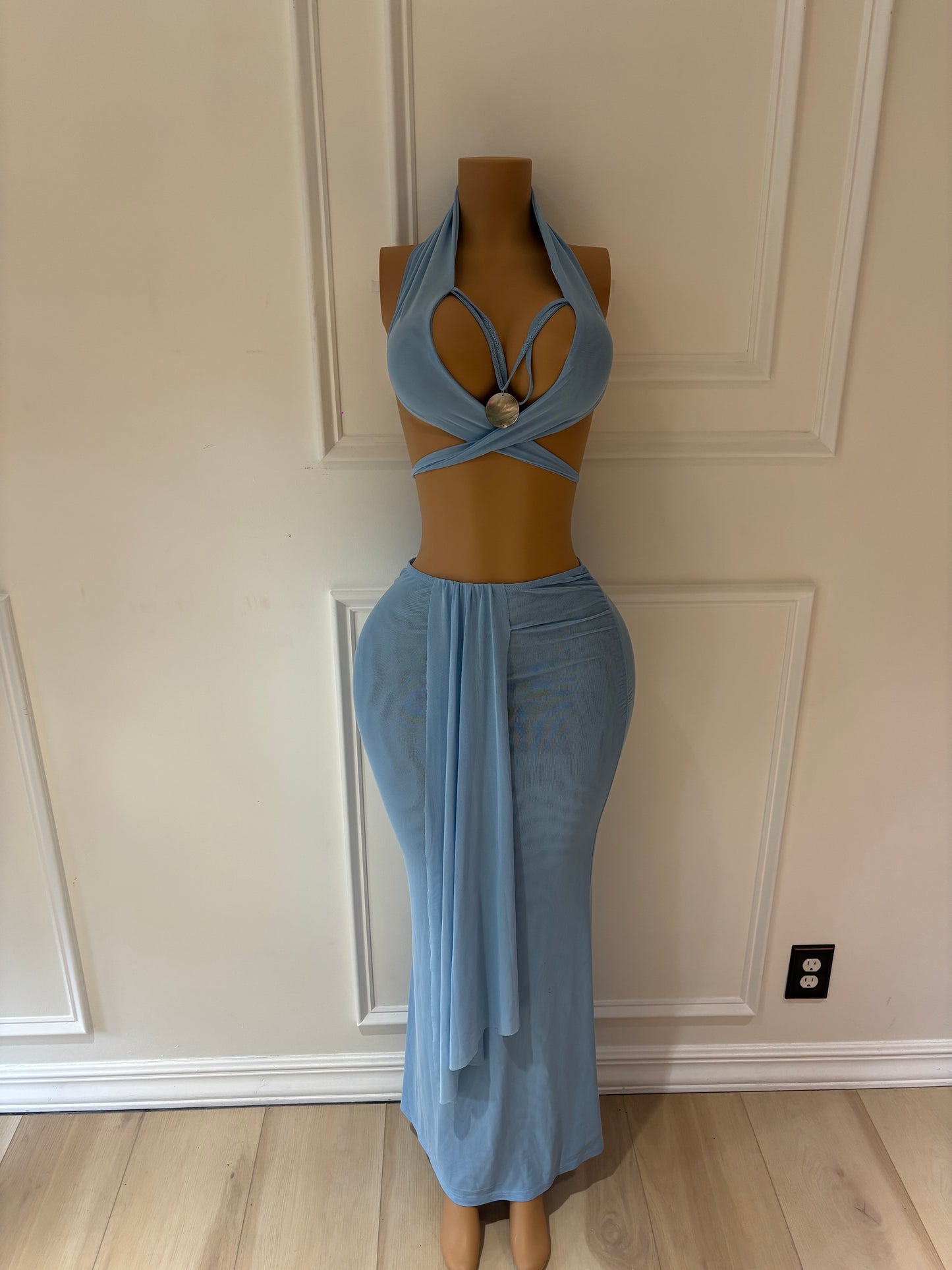 Blue Two Piece Set