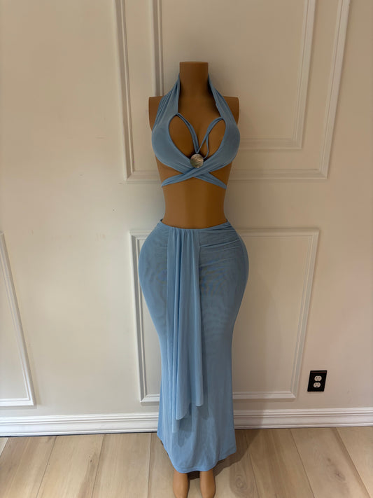 Blue Two Piece Set