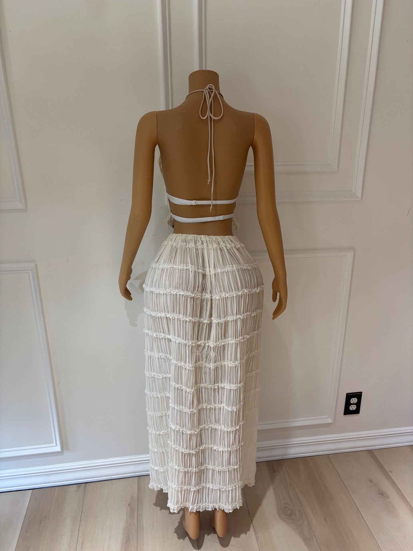 Cream two piece