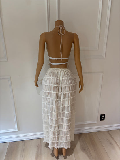 Cream two piece
