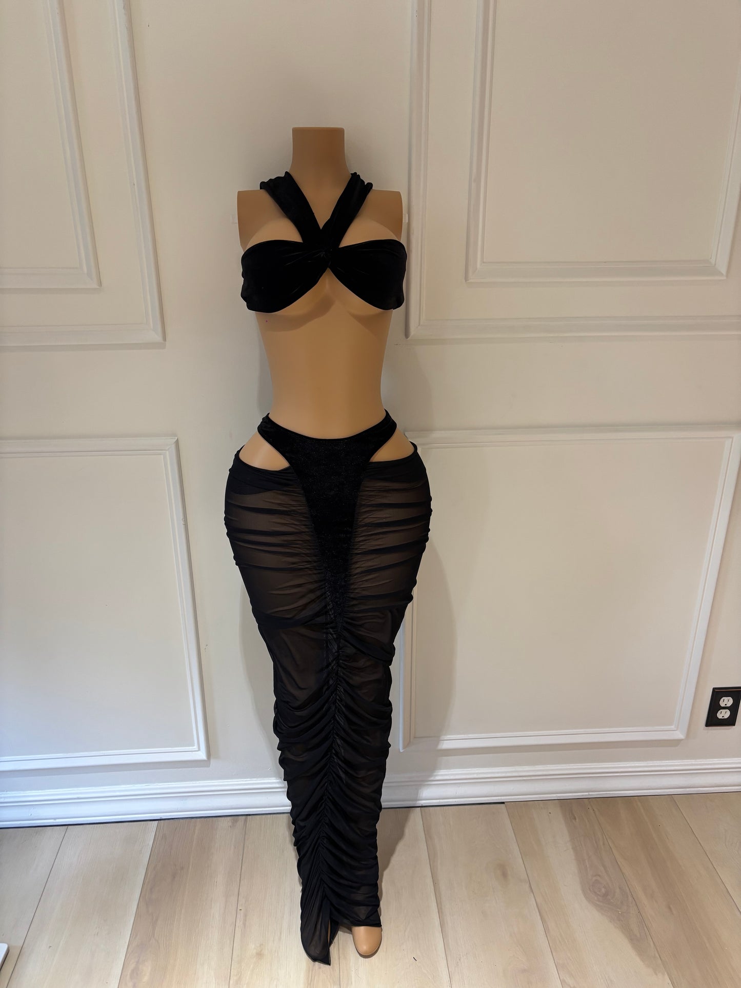 Black two piece set