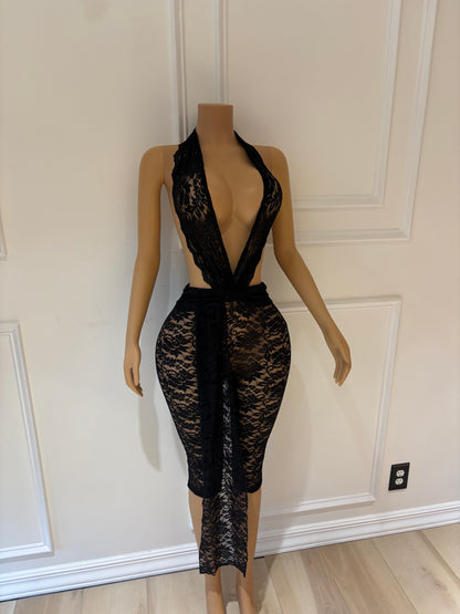 Black Lace Jumpsuit