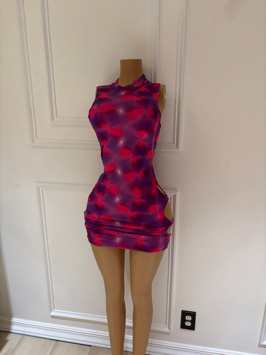 Pink and fuchsia dress