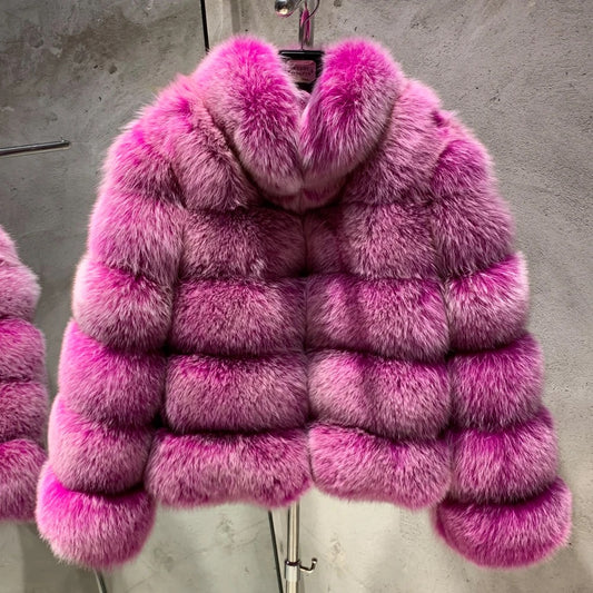 Purple Frost Fox Fur