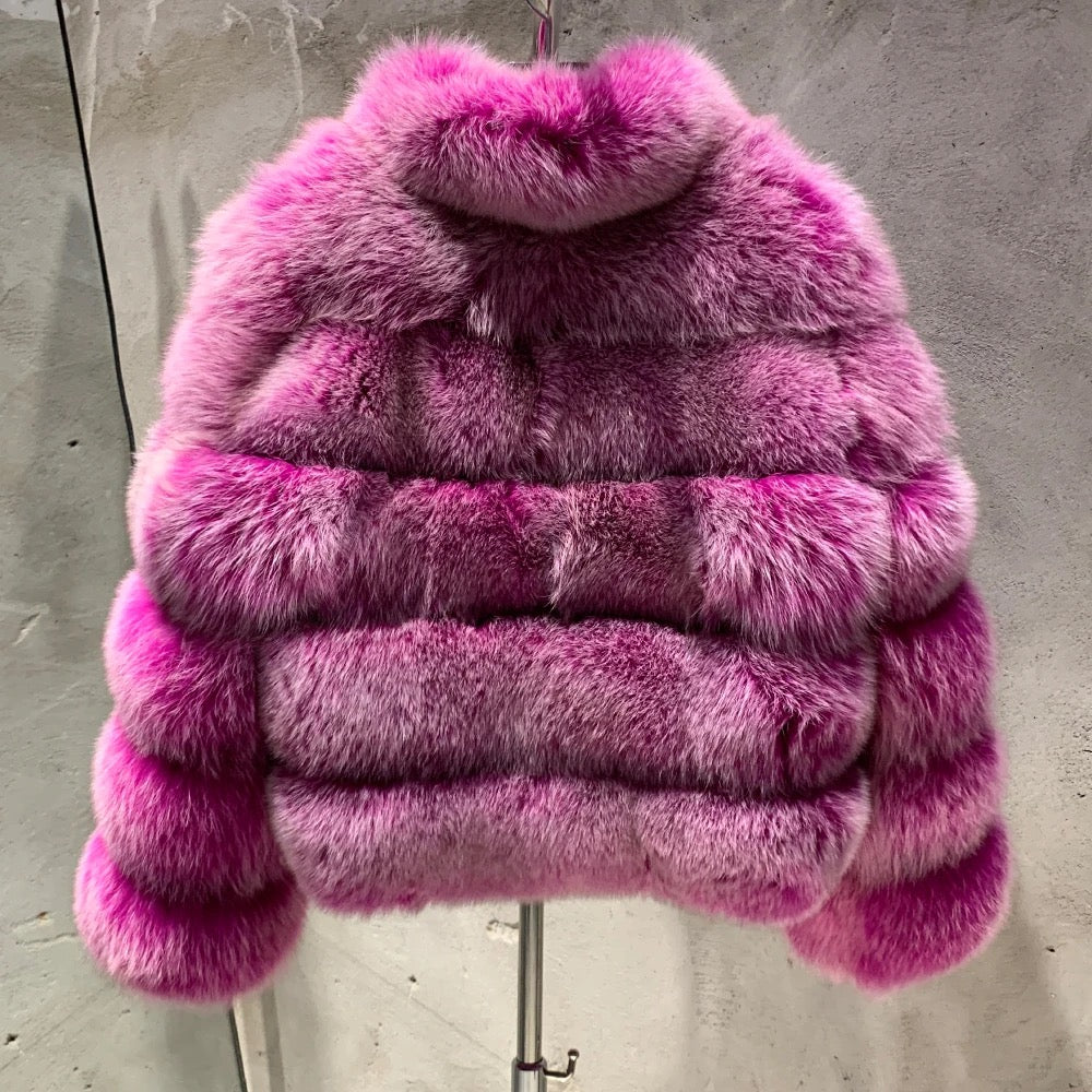 Purple Frost Fox Fur