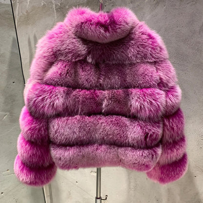 Purple Frost Fox Fur