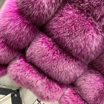 Purple Frost Fox Fur