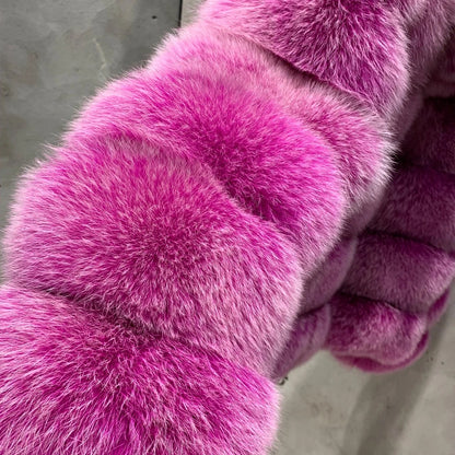 Purple Frost Fox Fur