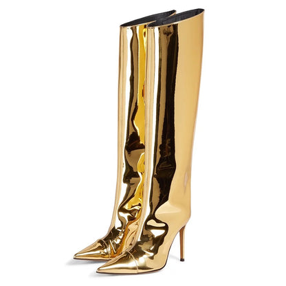 Metallic Boots