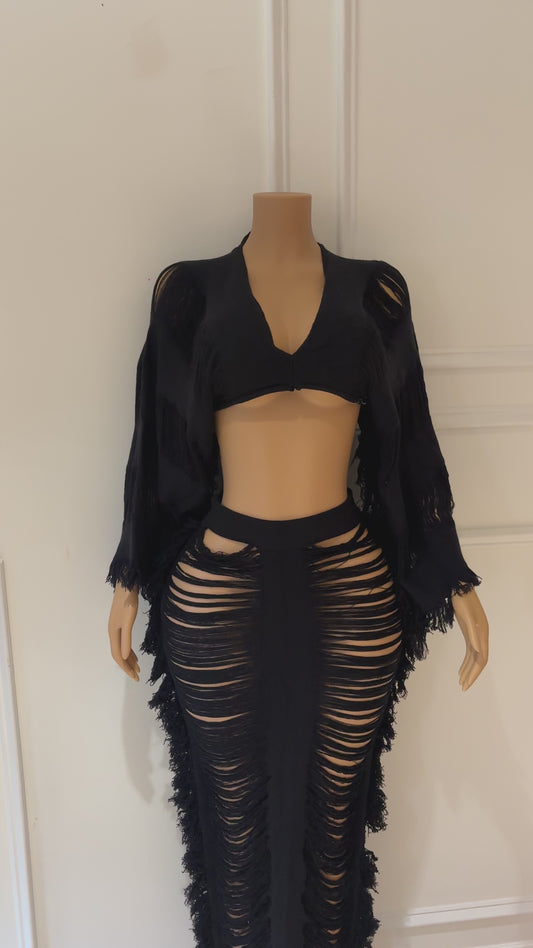 Black two piece set