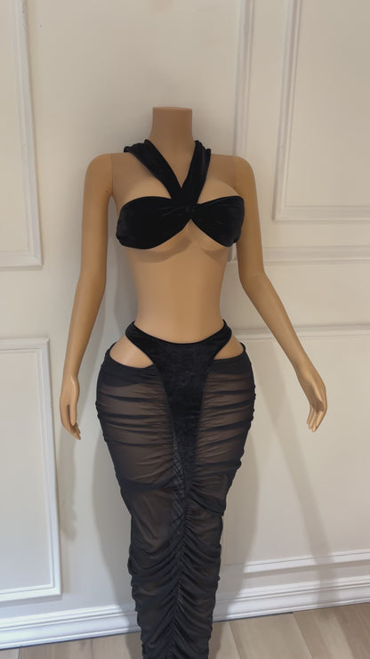 Black two piece set