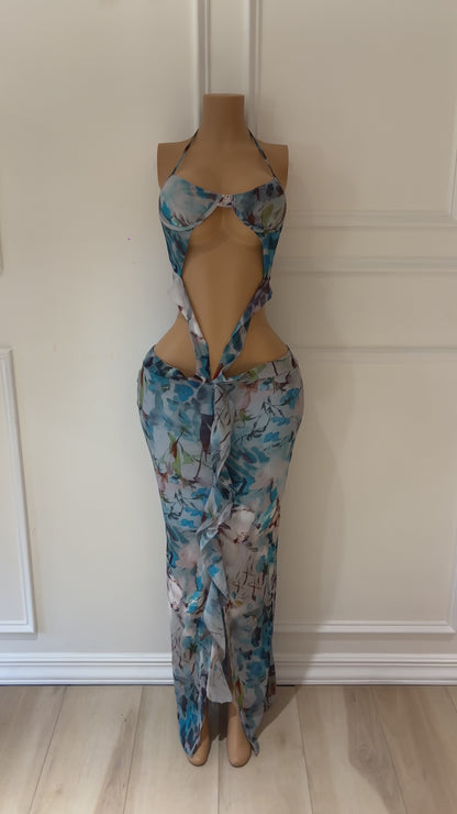 Blue Island Dress