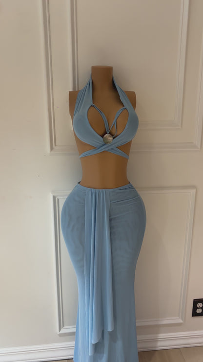 Blue Two Piece Set